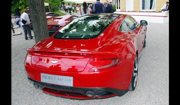 Aston Martin Project AM310 announcing the Vanquish 2012 rear